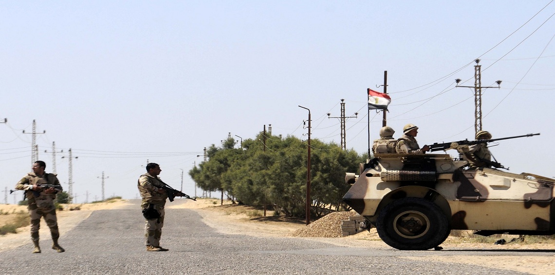 Five militants, two soldiers, killed in Egypt's North Sinai