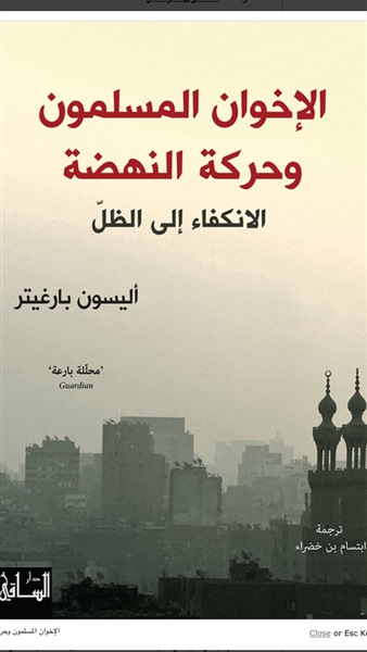 Upcoming Book Release: Return to Shadows: Muslim Brotherhood & An-Nahda since Arab Spring