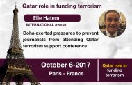 Elie Hatem: Qatar’s financing of terrorism exceeds public expenditures