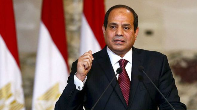 Al-Sisi: Egypt waging war on terror