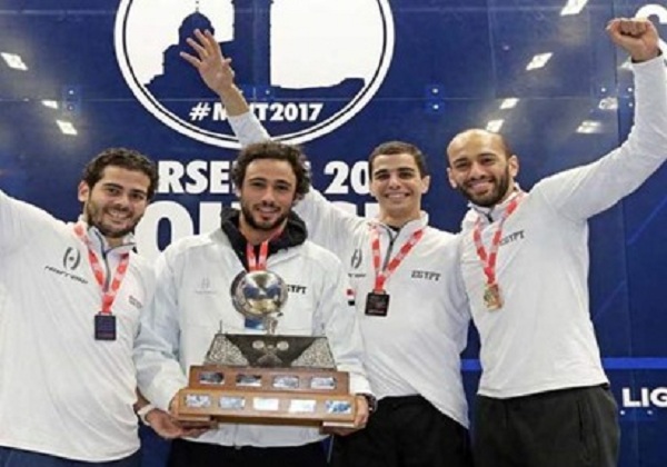 Egyptian government congratulates the squash team after winning the World Championship