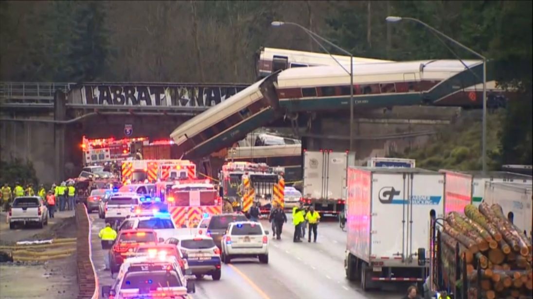 3 people died, 77 injured after the Amtrak train came off the track