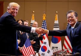 Trump promises no military drills with S. Korea