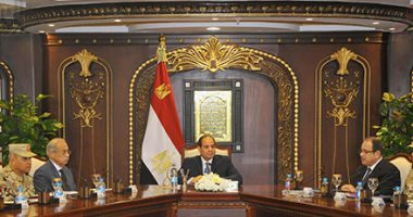 Sisi visit the Interior Ministry to follow up police efforts
