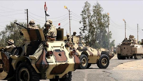 Egyptian forces kills 12 militants in Sinai