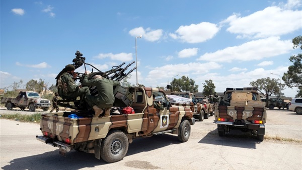 The Libyan national army fights 6 terrorist militias