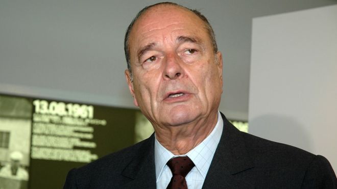 Jacques Chirac, former French president, dies aged 86