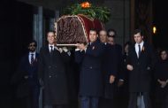 Franco's remains exhumed and flown to cemetery near Madrid