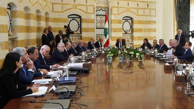 Lebanon’s cabinet meets at Baabda presidential palace as protests continue
