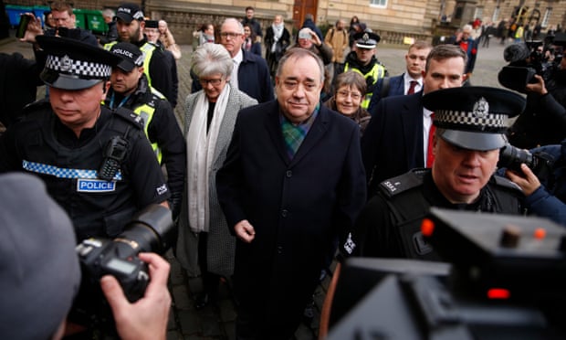 Alex Salmond appears in court on attempted rape charge