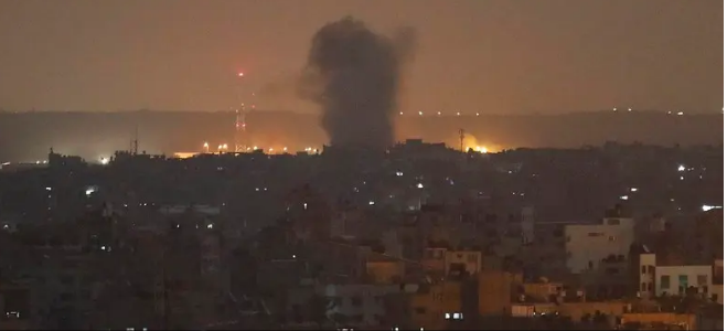 Israel carries out fresh strikes on Gaza targeting Hamas positions