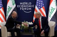 Iraqi president, Trump meet in Davos, discuss foreign troops cut