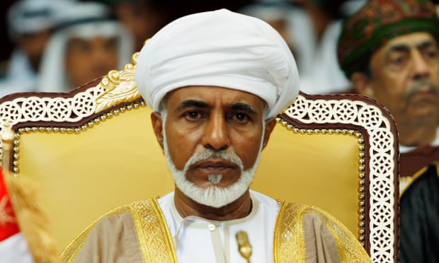 Sultan of Oman dies and is succeeded by cousin