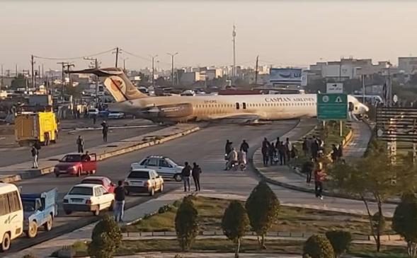 Iranian passenger plane skids off runway in Iran’s Ahwaz