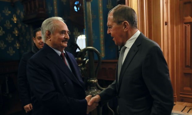 Libyan warlord Haftar leaves Moscow without signing ceasefire deal