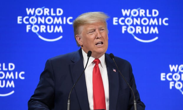 Davos 2020: Donald Trump hails US recovery and UK trade deal hopes