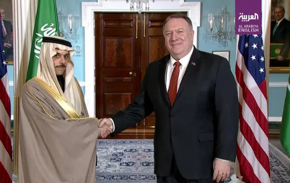 Pompeo meets with Saudi Arabia’s foreign minister in Washington
