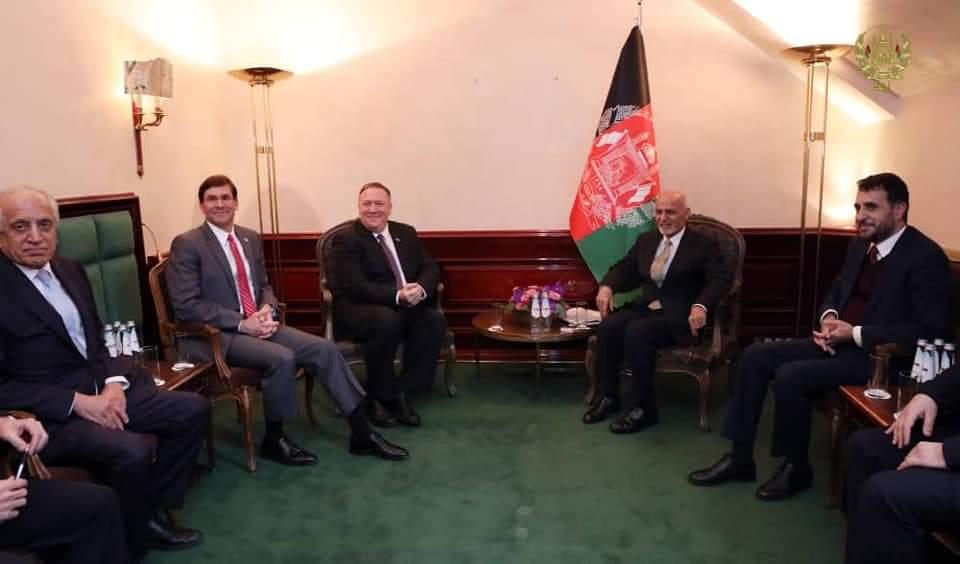 Pompeo, Esper met Afghan President Ghani on the sidelines of Munich security forum