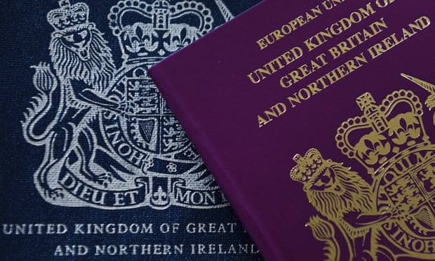 Blue Brexit passports to be issued from next month