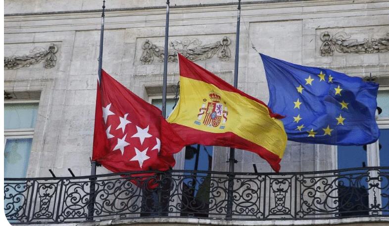 Tomorrow in Spain…flags to lower to half-staff and declaring a state of official mourning
