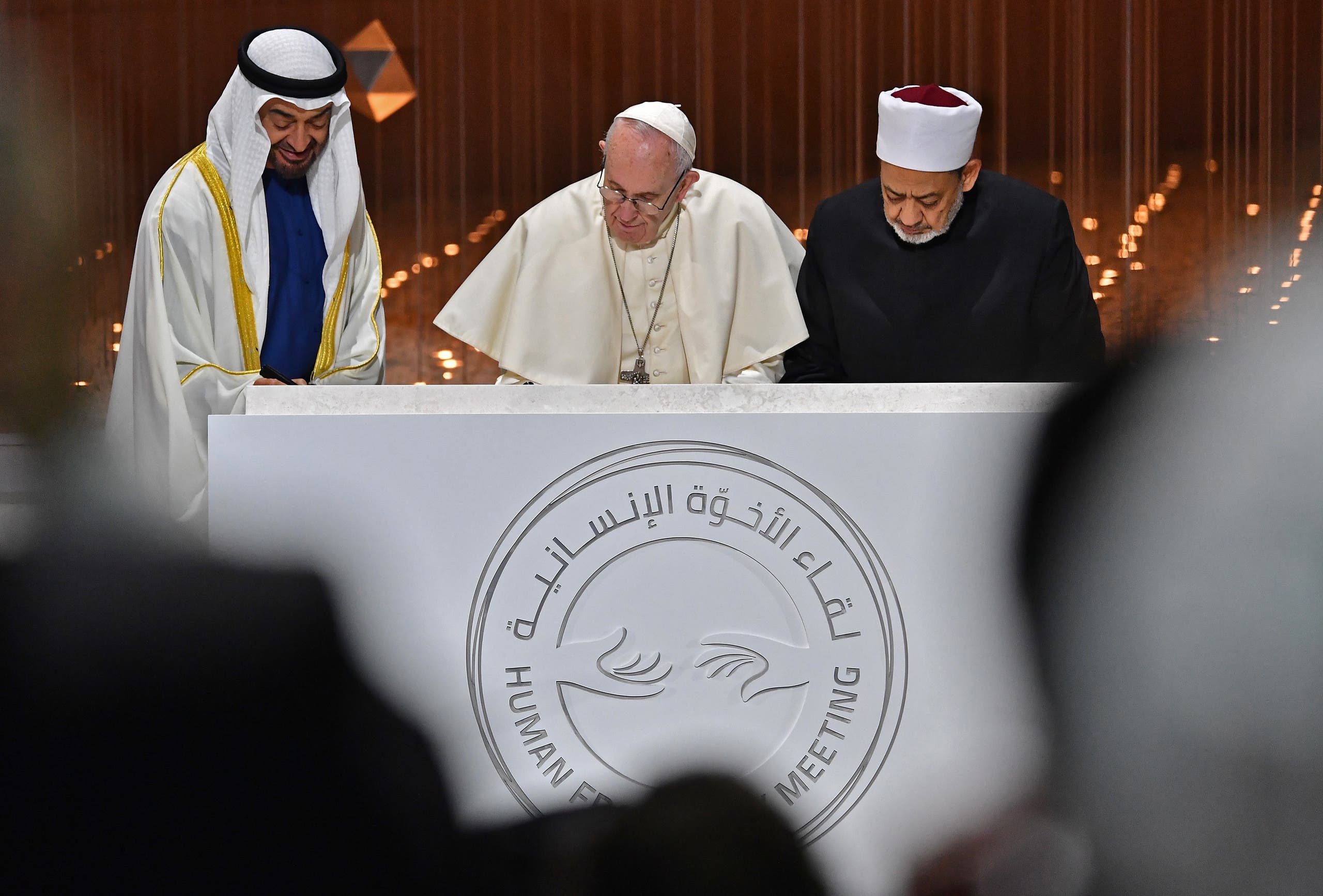 Abu Dhabi Crown Prince Sheikh Mohamed bin Zayed Al Nahyan and Pope Francis discuss brotherhood in confronting COVID-19