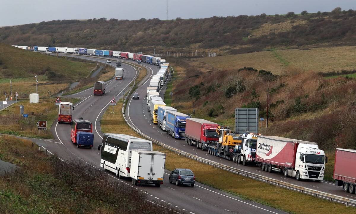 Lorries queue up at German-Czech border after virus checks introduced