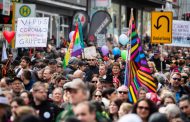Police: More than 10,000 participants at demonstration in Stuttgart