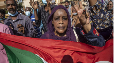 Sudan coup: Girl, 13, killed as security forces open fire on rally