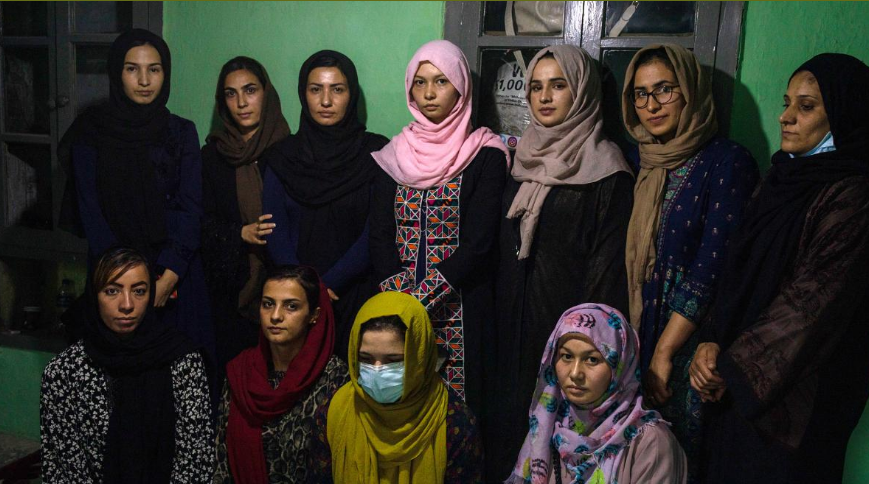 We were free to fly, say Afghan women. Then the Taliban threatened to attack us with acid