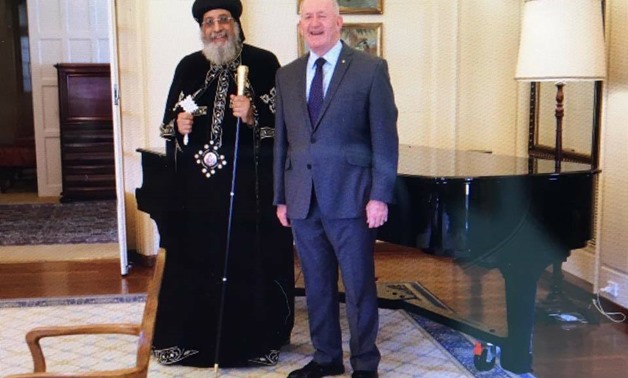 Pope Tawadros visits Australian Parliament