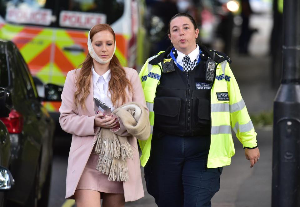 Several hurt in 'terrorist' incident on London underground train