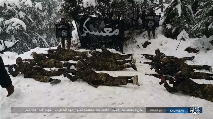 “ISIS”... Publishes photos of its military camp in Afghanistan