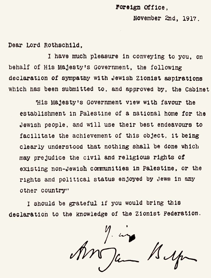 100 years on U.K.’s Balfour Declaration stirs much lamentation and little celebration worldwide