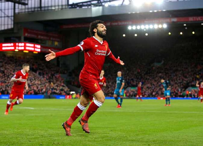 Mo. Salah Liverpool's top scorer break records yesterday