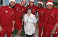 Mohamed Salah visits children's hospital in Liverpool