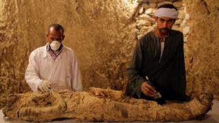 Egypt uncovers two new tombs at Luxor