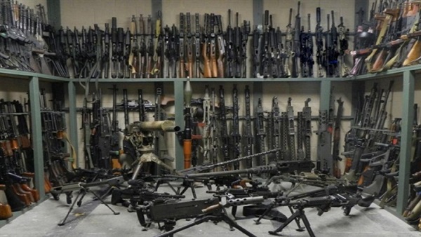 Police raid large arms depot