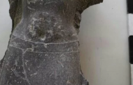 Two statues of King Psamtik I unearthed in Tell el-Farain