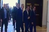 Sisi arrives at inauguration venue of EGYPS 2018 show