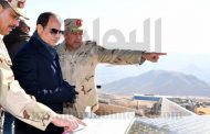 Sisi inspects Galala mountain project, hails efforts exerted to finalize mega projects