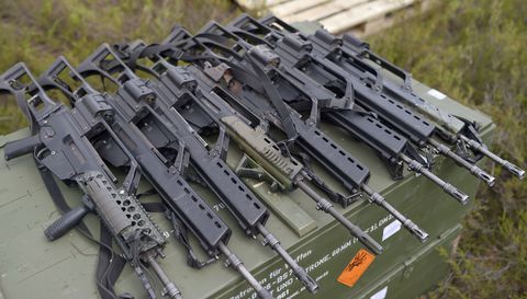 1000 Weapons cache at an Los Angeles home