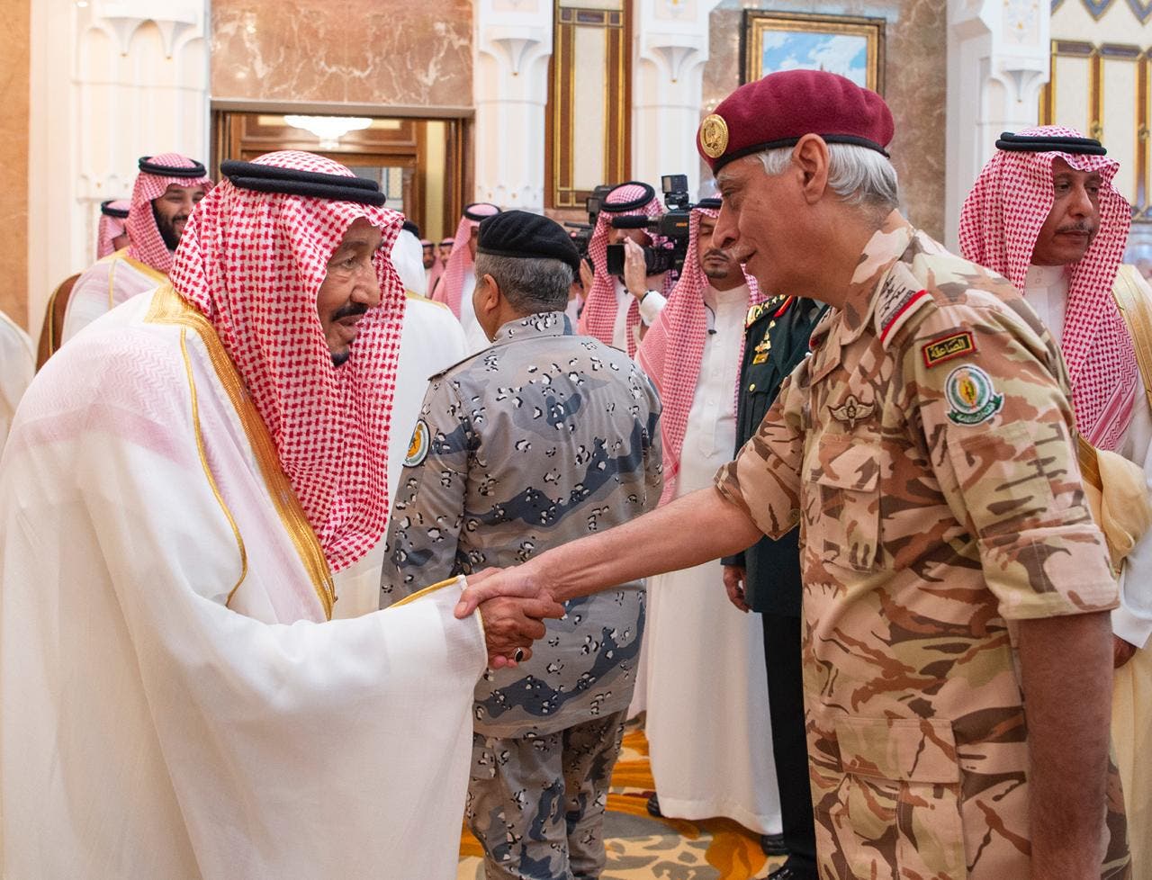 Saudi Arabia’s King Salman, Crown Prince receive guests for Eid al-Adha