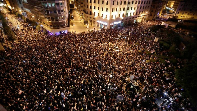 Riot police clash with Lebanese protesters in Beirut, injuries reported