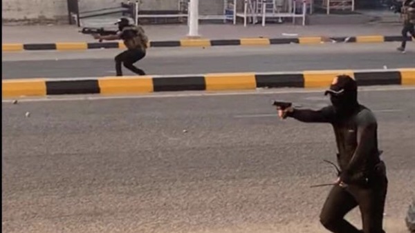 Masked militants in Iraq to suppress people's revolt for Iran's sake