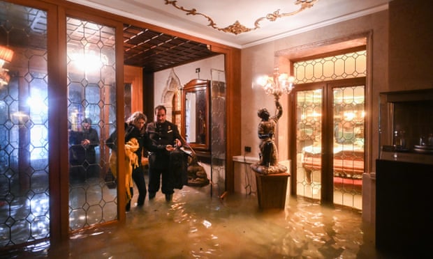 Two reported dead as Venice flooded by highest tide in 50 years