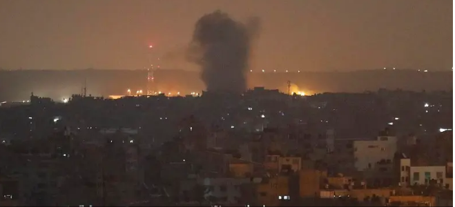 Israel attacks Iranian and Syrian military targets in Syria