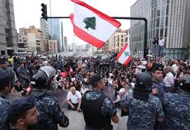 Lebanese protesters clash with security forces near parliament in central Beirut