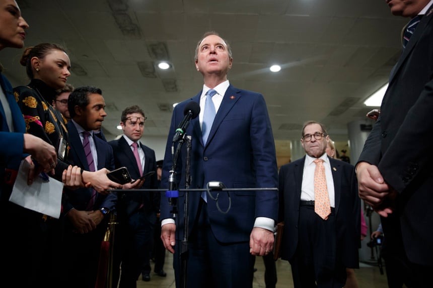 Democrats focus on Ukraine 'cover-up' as marathon impeachment case wraps