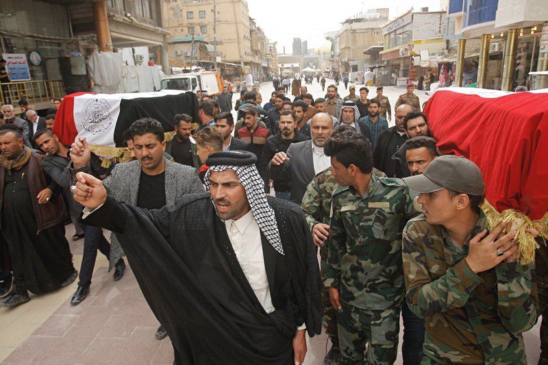 Iraqi military: 2 rockets hit training base south of Baghdad