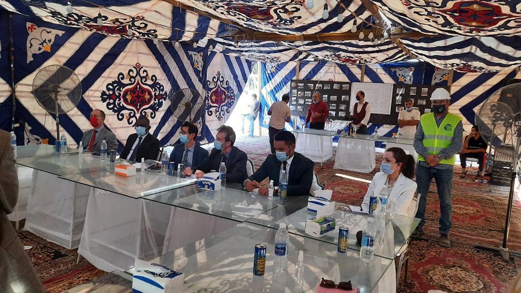 French Parliamentary Delegation Visits Infrastructural Projects Implemented by MSMEDA in Giza